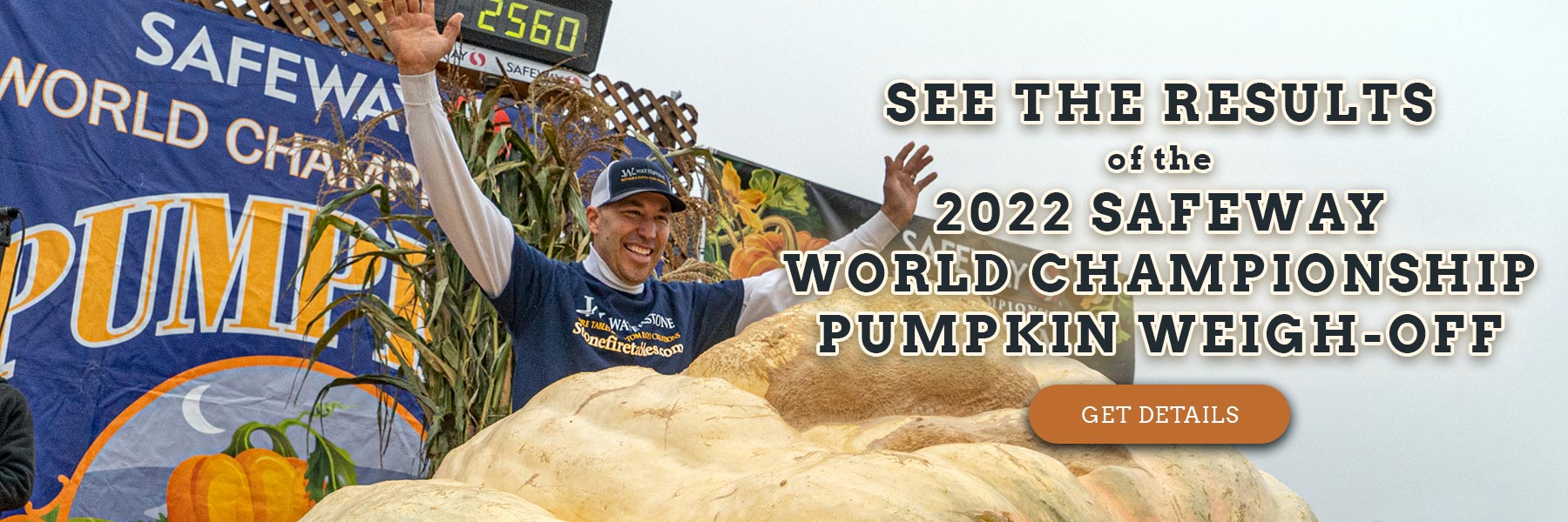 2022 Safeway World Championship Pumpkin Weigh-Off Results - click for details