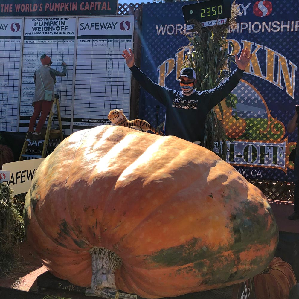 2020 Pumpkin Weigh Off Champion Half Moon Bay
