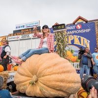 2016 Pumpkin Weigh Off Winner Cindy Tobeck