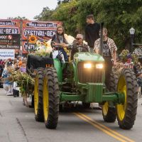 Farmer Melvin Mello, Jr. in Great Pumpkin Parade